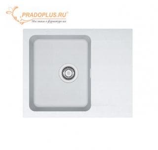 Мойка OID 611-62 3,5" , цвет полярный белый, вентиль-автомат, скрытый перелив, сифон в комплекте