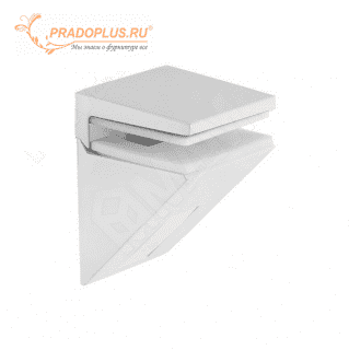 KALABRONE MINI Менсолодержатель для стеклянных полок 5 - 10 мм, белый матовый
