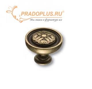 BU 009.35.12 Ручка кнопка современная классика, античная бронза