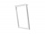 Опора для стола наклонная Фиджи, l.595, h.870, отделка белый бархат (матовый)