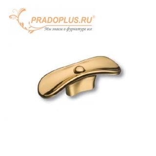 4345 0016 AGL Ручка кнопка современная классика, глянцевое золото 16 мм
